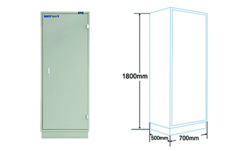 9抽屜防磁防潮柜(圖2) 9抽屜防磁防潮柜尺寸
