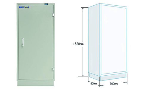 9抽180型防磁信息柜(圖2) 9抽180型防磁信息柜尺寸